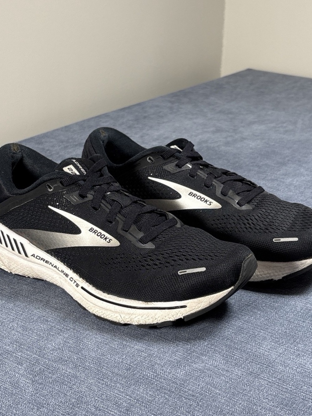 Black Brooks Adrenaline GTS Running Shoes